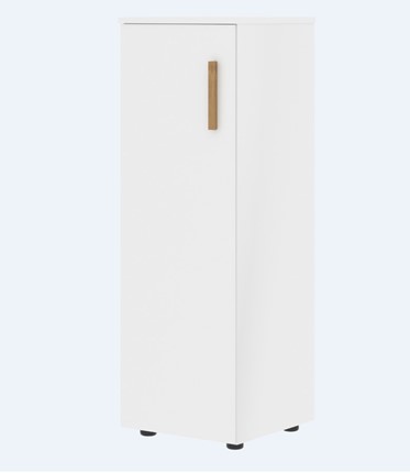 Средний шкаф колонна с глухой дверью левой FORTA Белый FMC 40.1 (L) (399х404х801) во Владивостоке - изображение