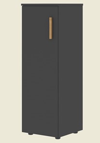 Средний шкаф колонна с левой дверью FORTA Черный Графит   FMC 40.1 (L) (399х404х801) в Уссурийске