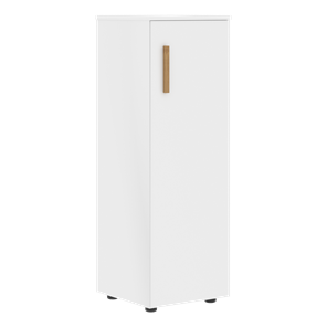 Средний шкаф колонна с правой дверью FORTA Белый FMC 40.1 (R) (399х404х801) в Находке