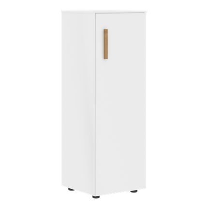 Средний шкаф колонна с правой дверью  FORTA Белый FMC 40.1 (R) (399х404х801) в Уссурийске - изображение