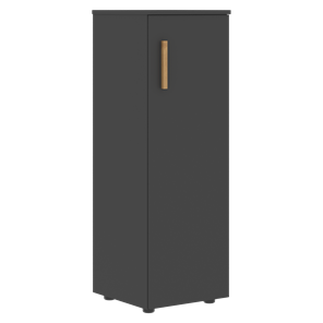 Средний шкаф колонна с глухой дверью правой FORTA Черный Графит  FMC 40.1 (R) (399х404х801) в Артеме