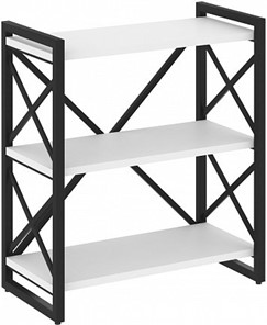 Стеллаж на регулируемой опоре Loft VR.L-MST.O-3.8, Белый/Черный металл в Артеме