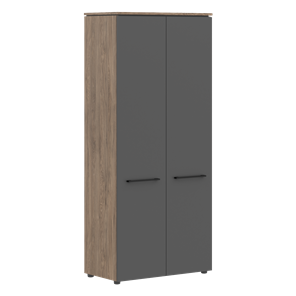 Шкаф гардероб для офиса MORRIS TREND Антрацит/Кария Пальмира MCW 85 (854х423х1956) в Находке