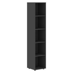Шкаф колонна высокий FORTA Черный Графит FHC 40 (399х404х1965) в Уссурийске