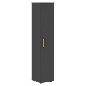 Шкаф колонна высокий с глухой дверью FORTA Черный Графит  FHC 40.1 (L/R) (399х404х1965) в Уссурийске
