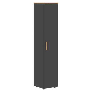 Высокий шкаф с глухой дверью колонна FORTA Графит-Дуб Гамильтон   FHC 40.1 (L/R) (399х404х1965) в Находке