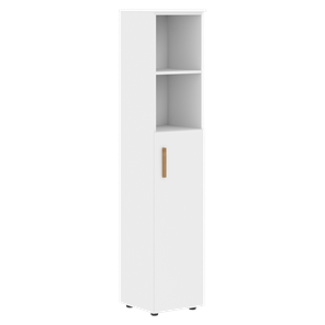 Высокий шкаф колонна с глухой средней дверью правой FORTA Белый FHC 40.5 (R) (399х404х1965) в Уссурийске