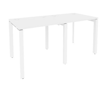 Офисный стол на металлокаркасе O.MP-RS-2.0.7 Белый/Белый бриллиант в Находке
