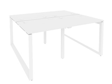 Письменный стол O.MO-D.RS-4.0.7, Белый/Белый бриллиант в Находке