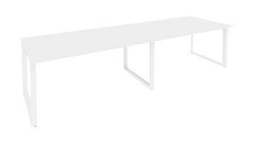 Стол для переговоров O.MO-PRG-2.4 Белый/Белый бриллиант во Владивостоке