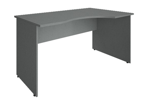 Угловой стол А.СА-2П 1400х900х755 мм. Серый во Владивостоке - изображение