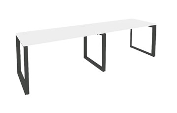 Стол на 2 сотрудника O.MO-RS-2.3.7, Антрацит/Белый бриллиант в Артеме