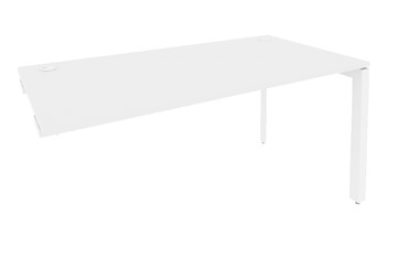 Стол приставной O.MP-SPR-4.8 Белый/Белый бриллиант в Артеме