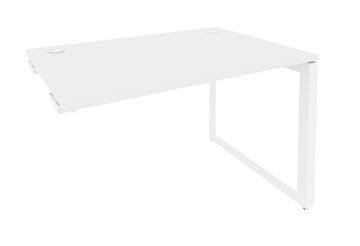 Стол приставной к тумбе O.MO-SPR-4.8 Белый/Белый бриллиант в Артеме