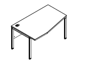 Эргономичный стол XMCT 149L, левый, 1400х900х750 в Уссурийске