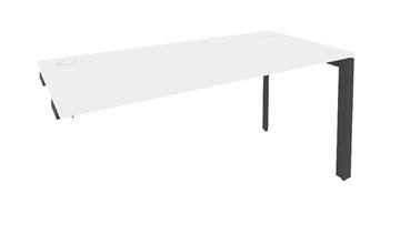Приставной стол к тумбе O.MP-SPR-4.7 Антрацит/Белый бриллиант в Артеме