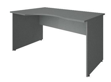 Угловой письменный стол А.СА-2Л 1400х900х755 мм. Серый во Владивостоке