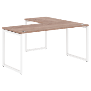 Письменный стол угловой левый XTEN-Q Дуб-сонома- белый XQCT 1615 (L) (1600х1500х750) в Артеме
