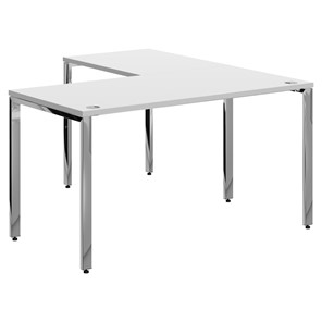 Письменный угловой  стол для персонала левый XTEN GLOSS  Белый  XGCT 1415.1 (L) (1400х1500х750) в Уссурийске