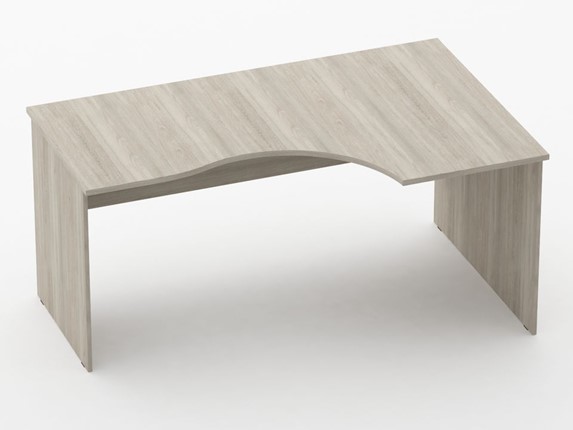 Угловой стол Twin 12.11.16Пр,  дуб Сантана 1590х1000(680)х750 в Артеме - изображение