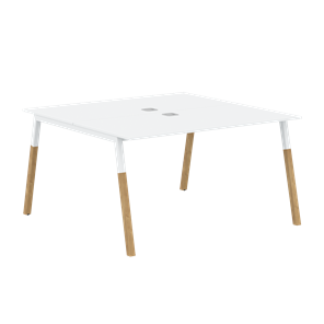 Переговорный стол FORTA Белый-Белый-БукFWST 1313 (1380x1346x733) в Уссурийске