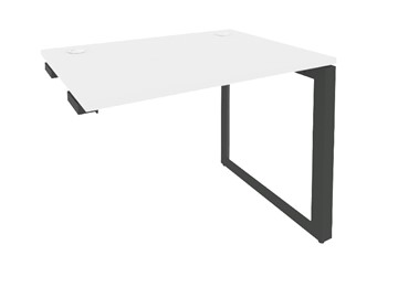 Приставной стол к тумбе O.MO-SPR-1.8 Антрацит/Белый бриллиант в Находке