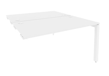 Приставной стол к тумбе O.MP-D.SPR-3.8 Белый/Белый бриллиант в Находке