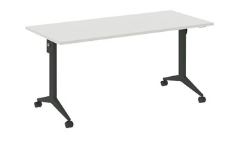Складной мобильный стол X.M-4.7, Металл антрацит/Белый бриллиант в Уссурийске