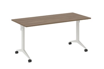Складной стол X.M-4.7, Металл белый/Дуб Аризона в Артеме