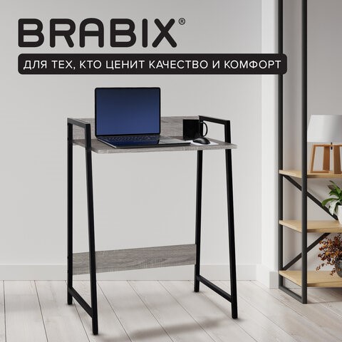 Стол BRABIX "LOFT CD-003", 640х420х840 мм, цвет дуб антик, 641216 во Владивостоке - изображение 11