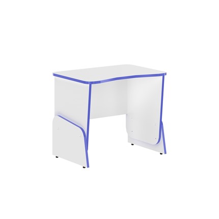Стол для компьютера Skill STG 7050, Белый /Дельфт (Синий) в Уссурийске - изображение