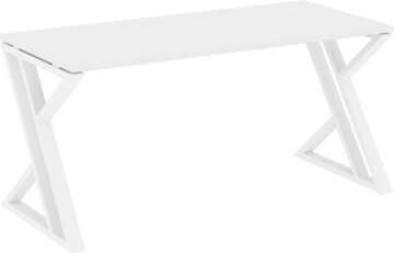 Стол письменный Loft VR.L-SRZ-4.7, Белый Бриллиант/Белый металл во Владивостоке
