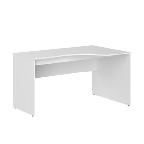 Письменный стол SIMPLE SET-1400 R правый 1400х900х760, белый в Уссурийске