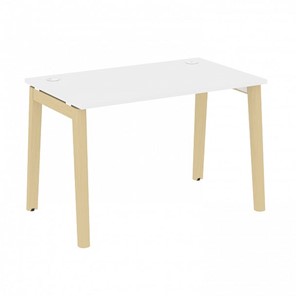 Стол для офиса Onix Wood OW.SP-2.8, Белый Бриллиант/Дуб Светлый в Артеме
