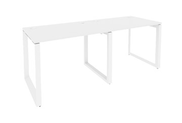 Стол в офис O.MO-RS-2.1.7, Белый/Белый бриллиант в Артеме