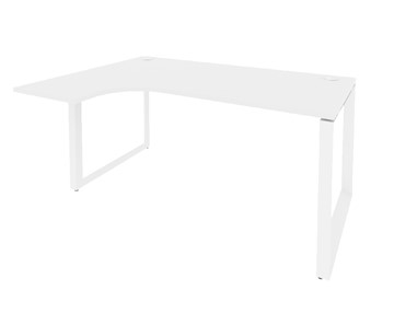 Угловой письменный стол O.MO-SA-4L Белый/Белый бриллиант в Артеме