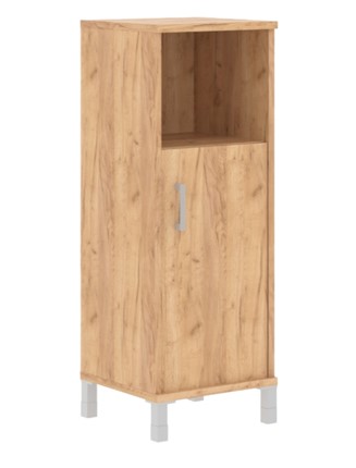 Шкаф Born В 421.2 R правый колонка средняя с глухой малой дверью 475х450х1286 мм, Дуб Бофорд во Владивостоке - изображение