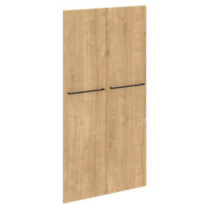 Дверь двойная  глухая средняя LOFTIS Дуб Бофорд LMD 40-2 (790х18х1470) в Уссурийске