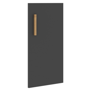 Низкая дверь для шкафа правая FORTA Черный Графит FLD 40-1(R) (396х18х766) в Уссурийске