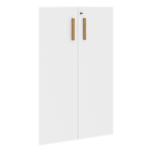 Средние двери для шкафов с замком FORTA Белый FMD 40-2(Z) (794х18х1164) в Артеме