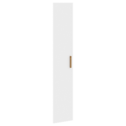 Дверь для шкафа высокая универсальная  FORTA Белый FHD 40-1 (396х18х1932) во Владивостоке - изображение