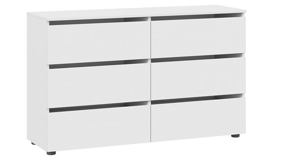 Комод с 6-мя ящиками Денвер (Белый) в Артеме - изображение