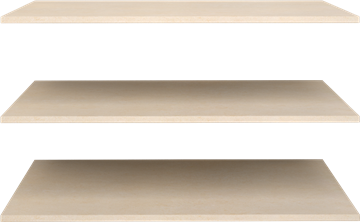Комплект полок к шкафу 2-х дверному (4 шт) Сиена, Бодега белый / патина золото в Находке