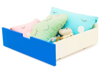 Ящик для кровати Skogen синий в Находке