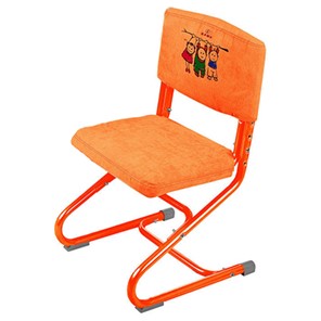 Чехол для стула СУТ 01-01 Оранжевый, Замша в Артеме