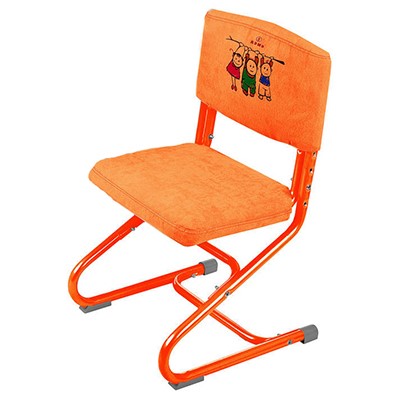 Чехол для стула СУТ 01-01 Оранжевый, Замша в Артеме - изображение