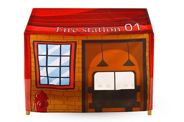 Игровая накидка для кровати-домика Svogen «Пожарная станция» в Артеме