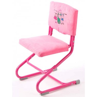 Чехол для стула СУТ 01-01 Розовый, Замша в Артеме - изображение