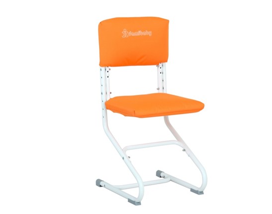 Набор чехлов на спинку и сиденье стула СУТ.01.040-01 Оранжевый, ткань Оксфорд в Артеме - изображение