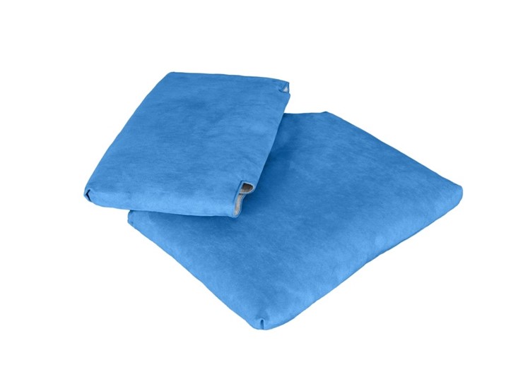 Комплект чехлов на спинку и сиденье стула СУТ.01.040-01 Синий, Замша в Артеме - изображение 1